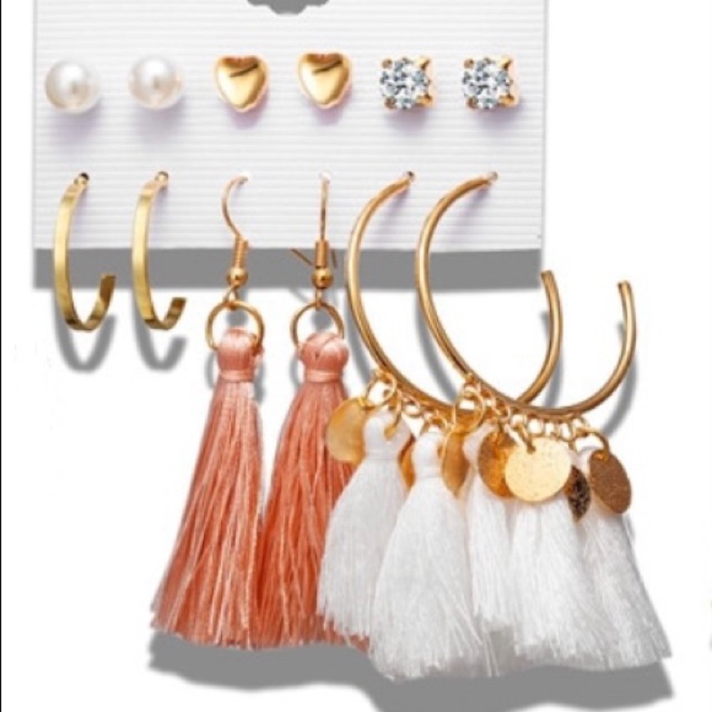 Six pair earring set